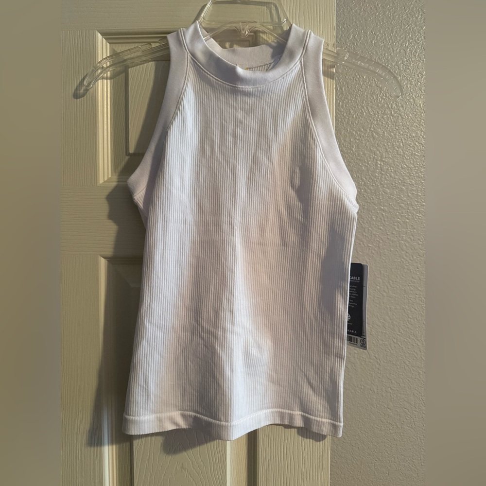 Athleta Renew Racerback Ribbed Tank